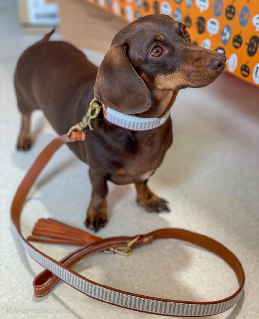 Madrid Dog Collar — Italian Leather